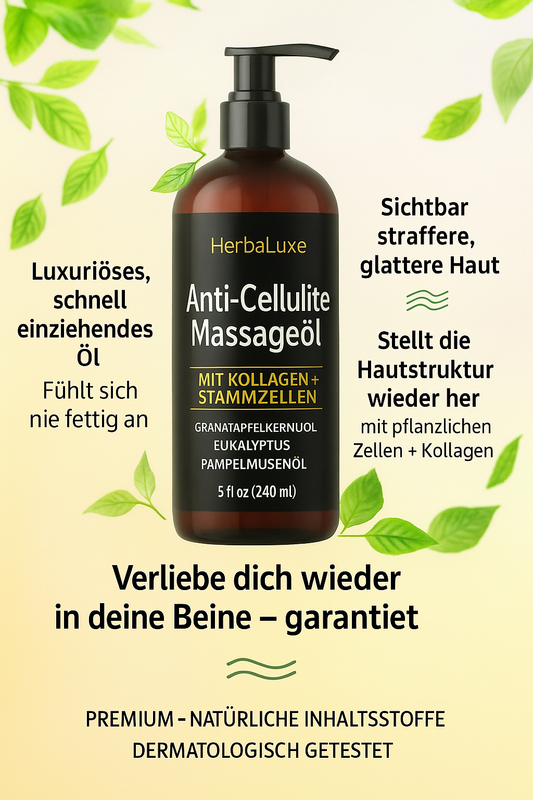 HerbaLuxe Anti-Cellulite Massage Oil